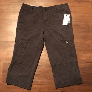 Calvin Klein cropped pants in dark grey